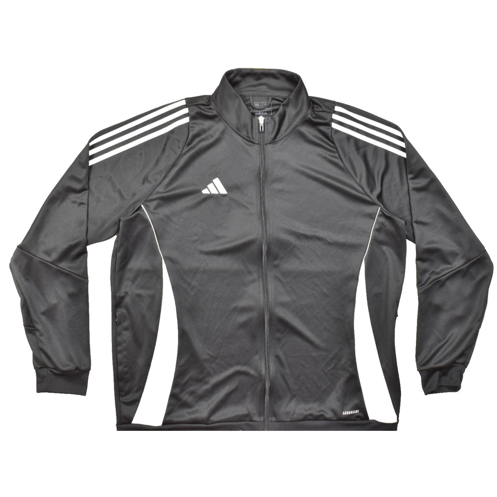 adidas AeroReady Full Zip Track Jacket Men's Size 2XL Black White Size 2XL